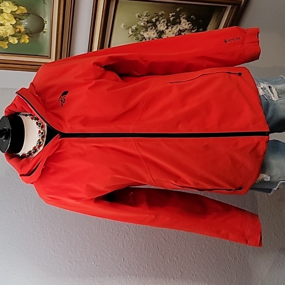 The North Face Apex Flex Gore-tex orange women's ski jacket size Large - Picture 4 of 16